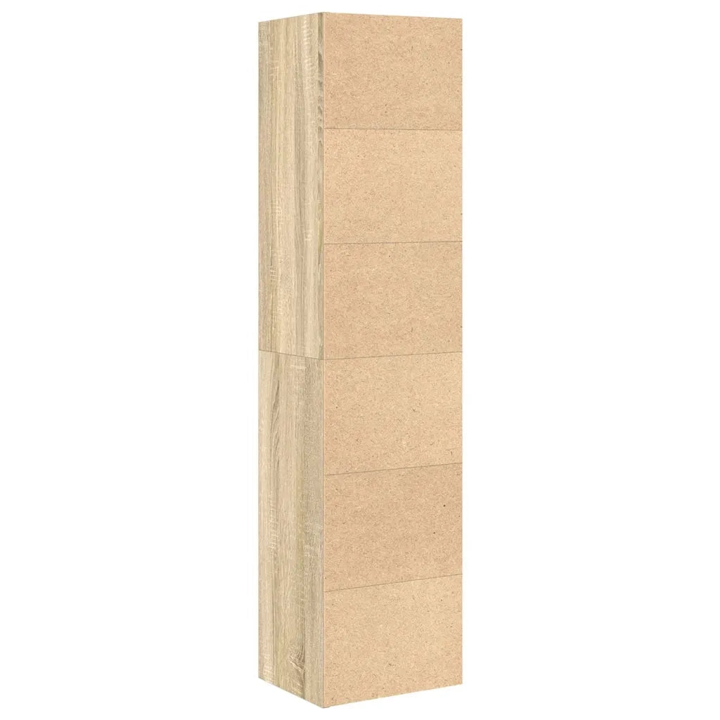 Libreria Rovere Sonoma 31x24x127 cm in Legno Multistrato 860348