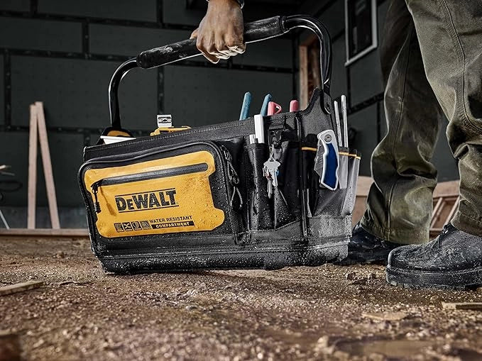 Borsa aperta con impugnatura DeWalt 36 tasche IP54 e tracolla rigida DWST60106-1