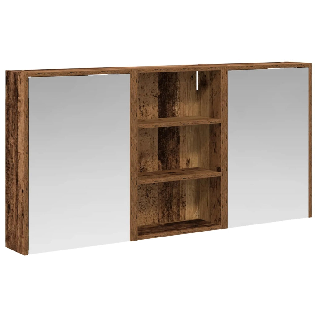 Set di Armadi da Bagno 3 pz 126 x 16 x 62.5 cm 3403830