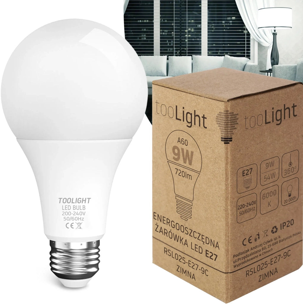 Bulbo Led Rsl025 E27 9w Cold