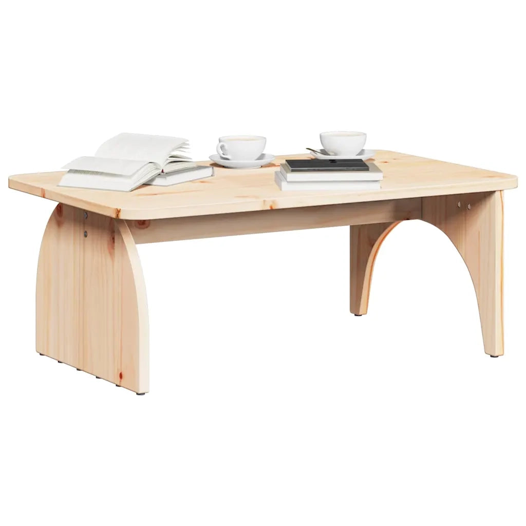 vidaXL Tavolino da salotto Naturale 80 x 50 x 31 cm