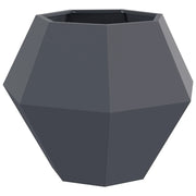 Fioriera | Cassetta per fiori | Vaso Antracite 75 x 75 x 60 cm Acciaio