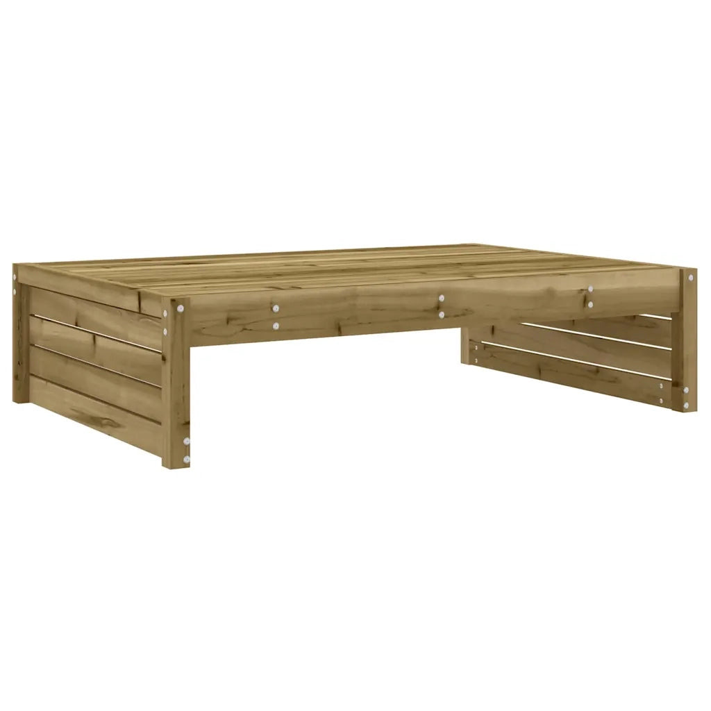 Poggiapiedi da Giardino 120x80 cm in Legno Impregnato di Pino CFW3627212