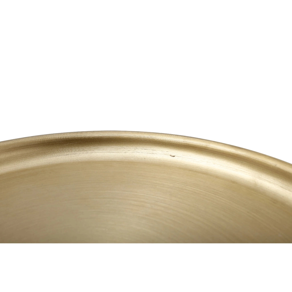 Tavolino Art Deco 175 in metallo rosa antico e oro