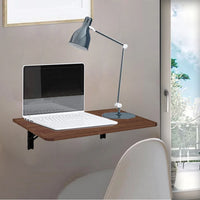 Tavolo Pieghevole a Muro Tavolino Scrivania da parete Noce Salvaspazio 60x40cm