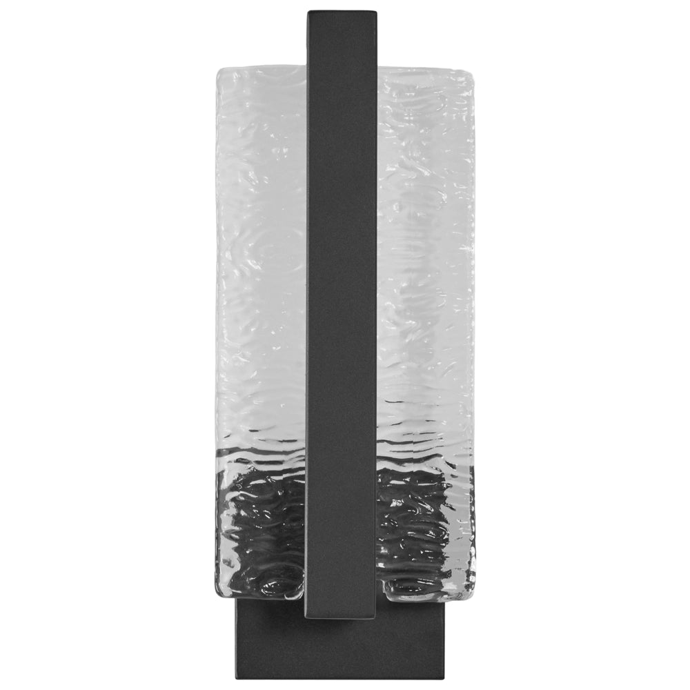 Lampada da Parete LED da Esterno in Metallo Nero Stile Tradizionale