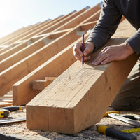 Matita mina tenera rossa 300 mm per falegname