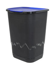 SET 4 PATTUMIERE DA  50 LT PER LA RACCOLTA DEI RIFIUTI CARTA, PLASTICA, VETRO, INDIFFERENZIATO 36 X 40 X 54H CM