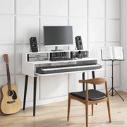 Scrivania studio Bianco 152 x 42,5 x 36 cm Legno ingegnerizzato 8006716