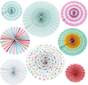Decorazioni per Feste - Ventilatori in Papier - Decorazione da Appendere - Origami Ventilatori - Ideali per Matrimoni e Compleanni