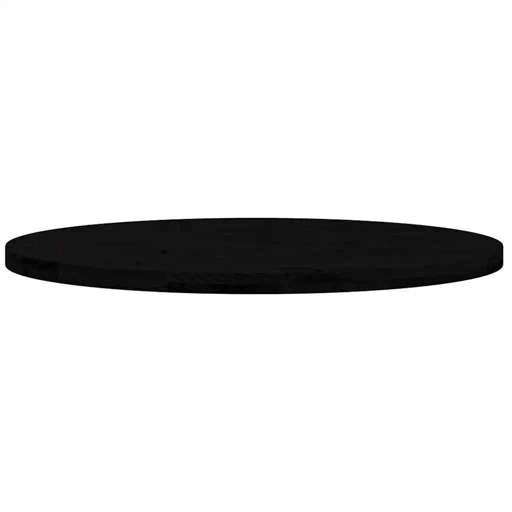Piano Tavolo Marrone Scuro 100x50x4 cm in Rovere Massello Ovale 4009058