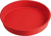 Molde di Silicone a Rondi Ø 26 cm Per Padella - Antiaderente, Riciclabile, Sicuro da Lavastoviglie - Rosso
