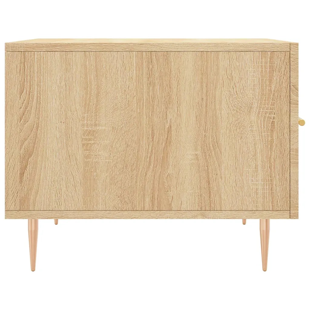 2 pz Tavolini salotto | Tavolino da caff¨¨ | Tavolino da Soggiorno Rovere Sonoma 50x50x40cm Legno Multistrato
