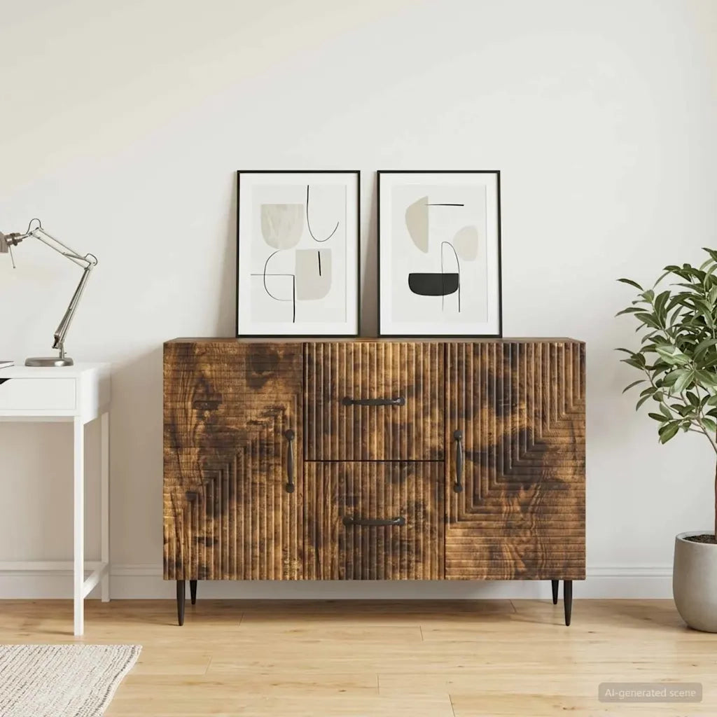 Credenza Rovere Fumo 89 x 34,5 x 60 cm Legno ingegnerizzato 894890