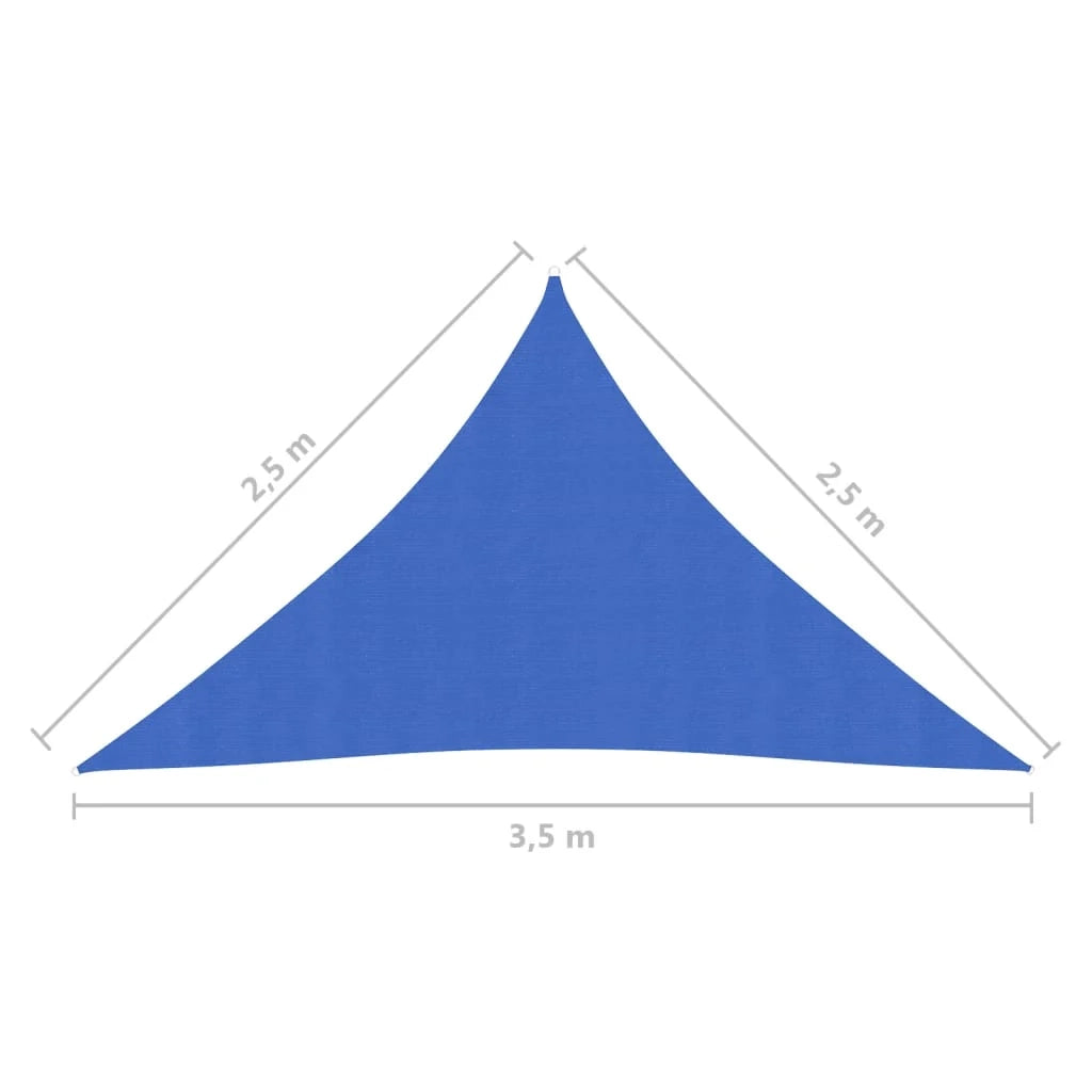 Vela ombreggiante 160 g/m² blu 25 x 25 x 35 m HDPE 02_0009047