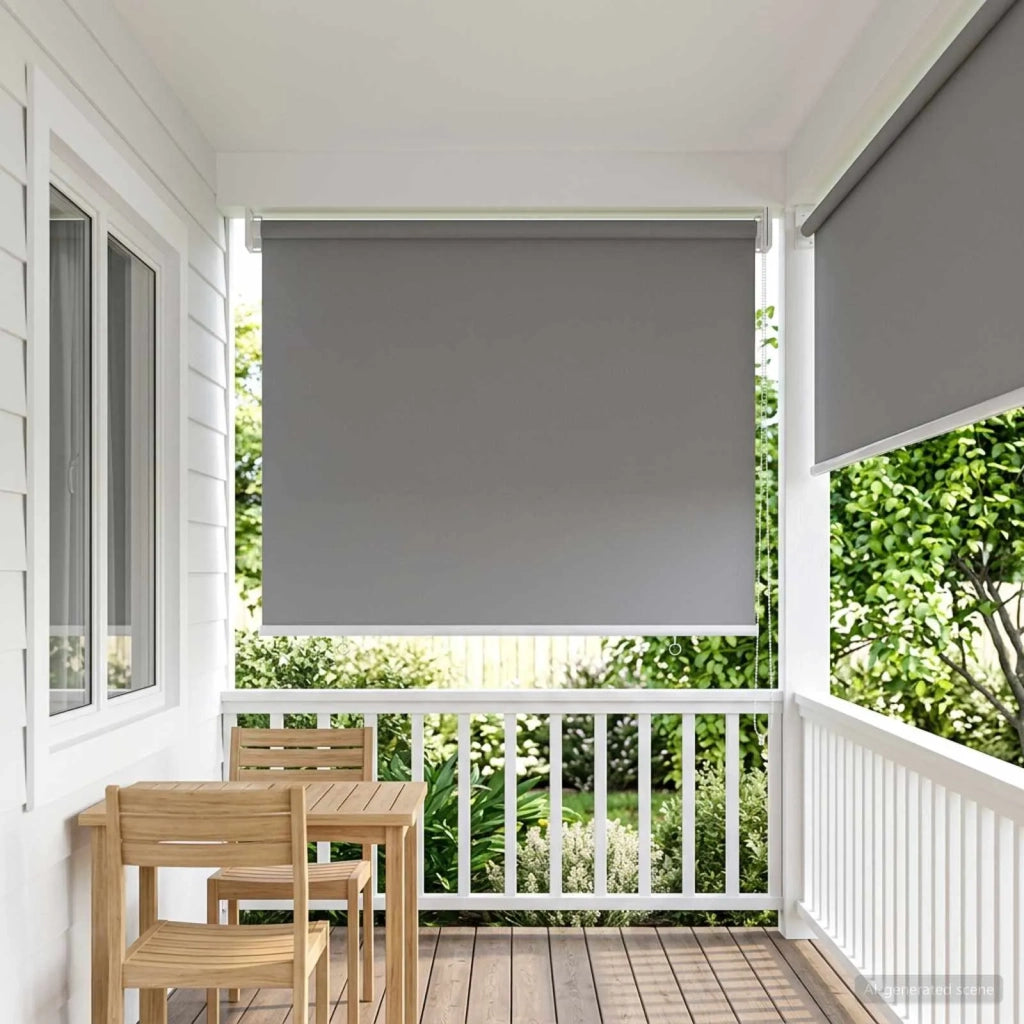 Voletta a rullo con protezione UV Grigio Chiaro 100 x 140 cm 42041265