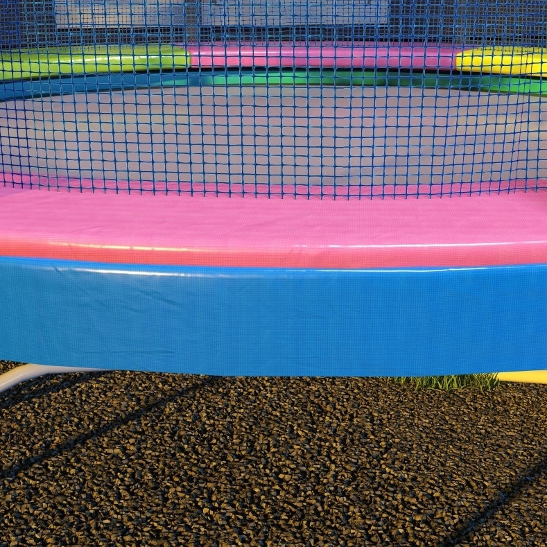 Copertura molle per trampolino Ø244 cm multicolore; plastica impermeabile