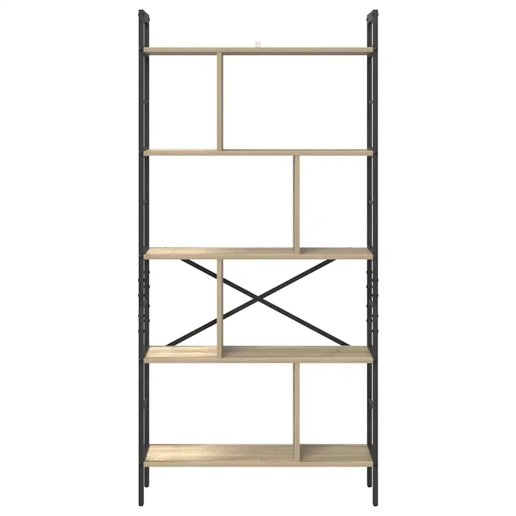 Libreria Rovere Sonoma 75 x 30 x 156 cm Legno multistrato