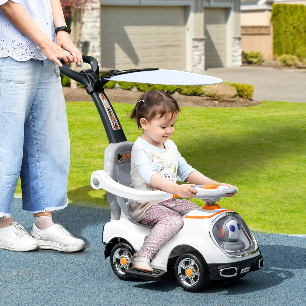 Correpasillos 3 in 1 per Bambini con Cassetti e Luci ¨C Zephmum ¨C Bianco