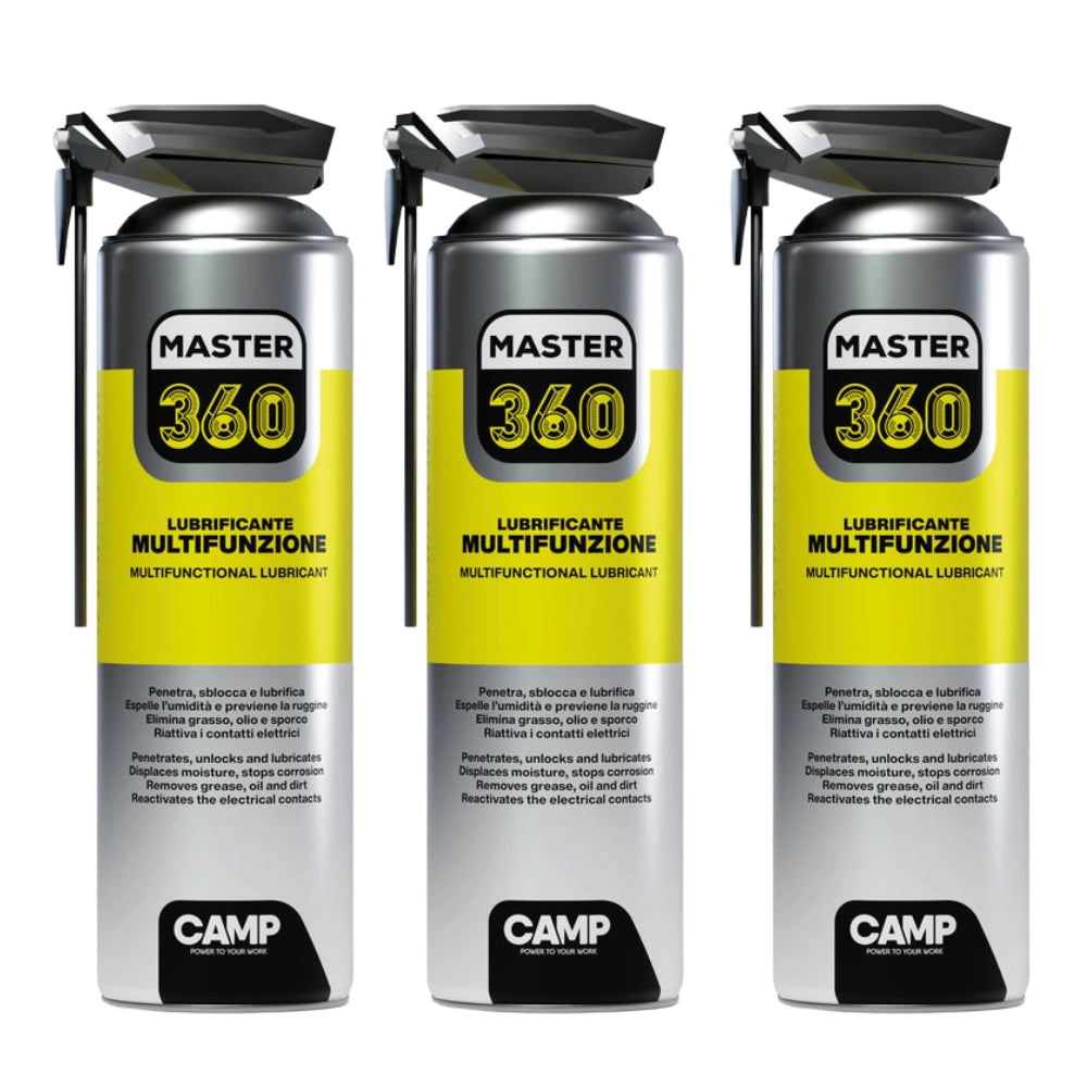 Master 360 lubrificante multifunzione spray 500 ml 3 pezzi