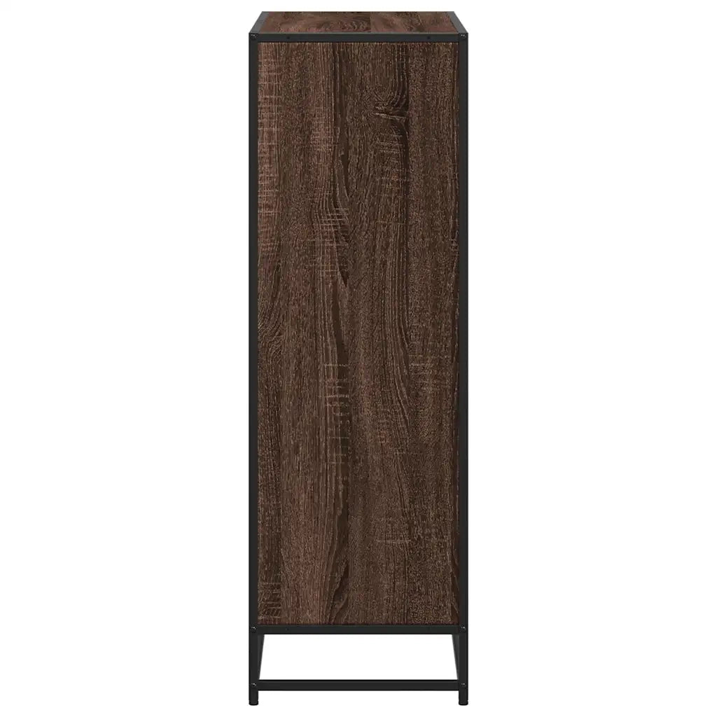 Libreria Rovere Marrone 80,5x35x107,5 cm in Legno Multistrato
