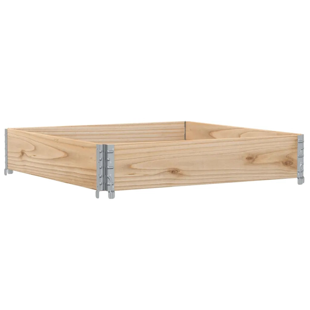 vidaXL Fioriera da Giardino 100x100 cm in Legno Massello di Pino