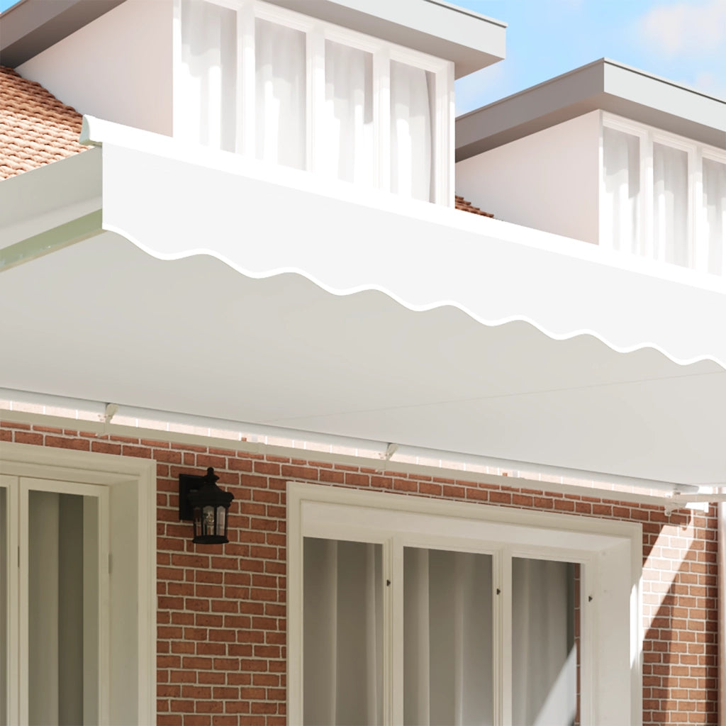 Tenda Valance per telaio di 6 m Bianco 5.8x0.2 m