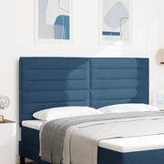 Testata con LED Design Linee Blu 90 cm Tessuto