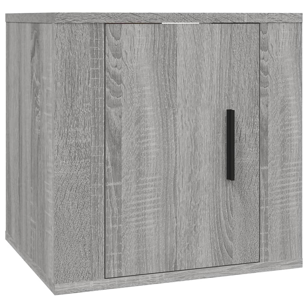 Mobile TV multimediale scaffale TV credenza mobile TV sala da pranzo soggiorno camera da letto a parete Sonoma 40 x 34,5 x 40 cm grigio 02_0028180