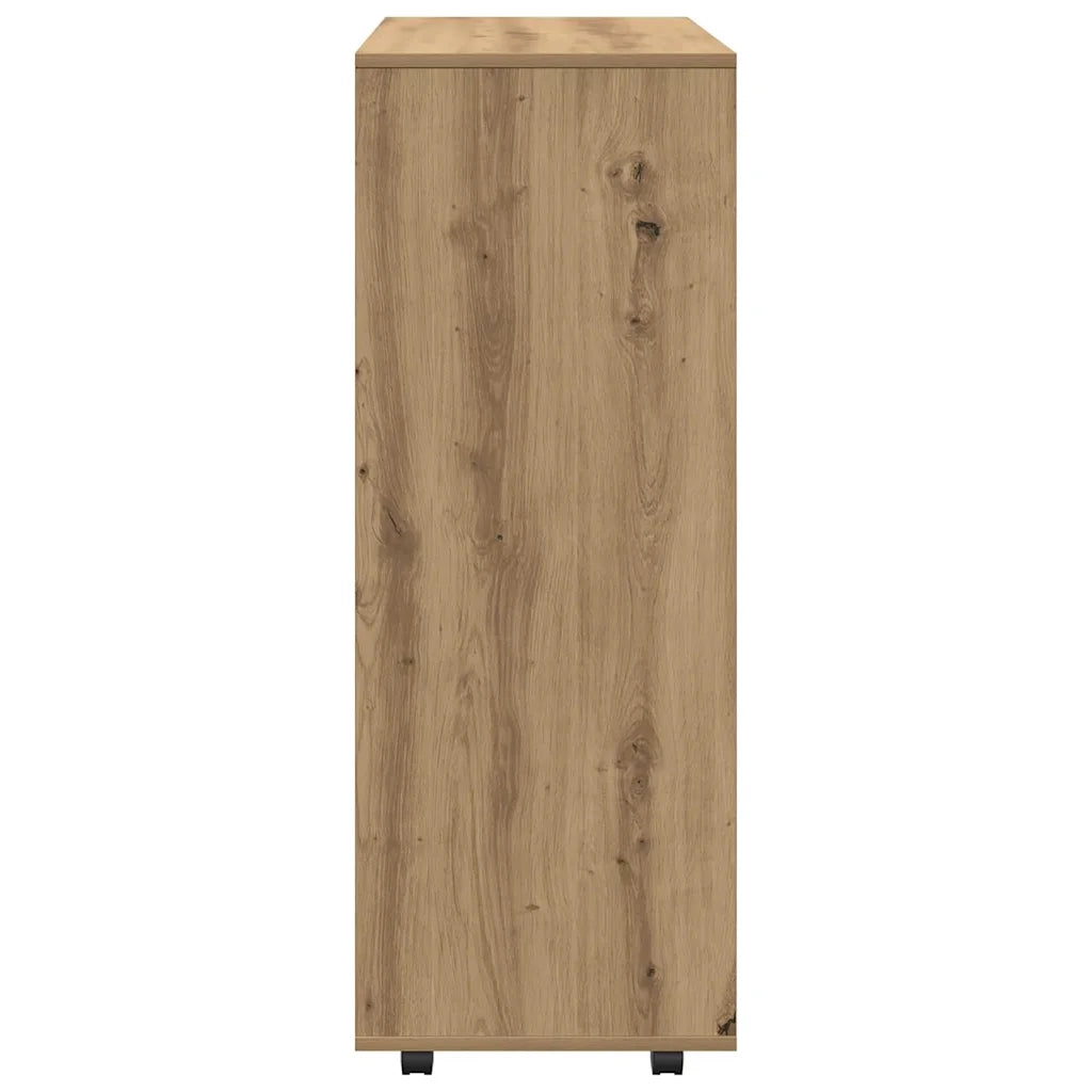 vidaXL Armadio Rovere Artigianale 80x40x110 cm in Legno Multistrato