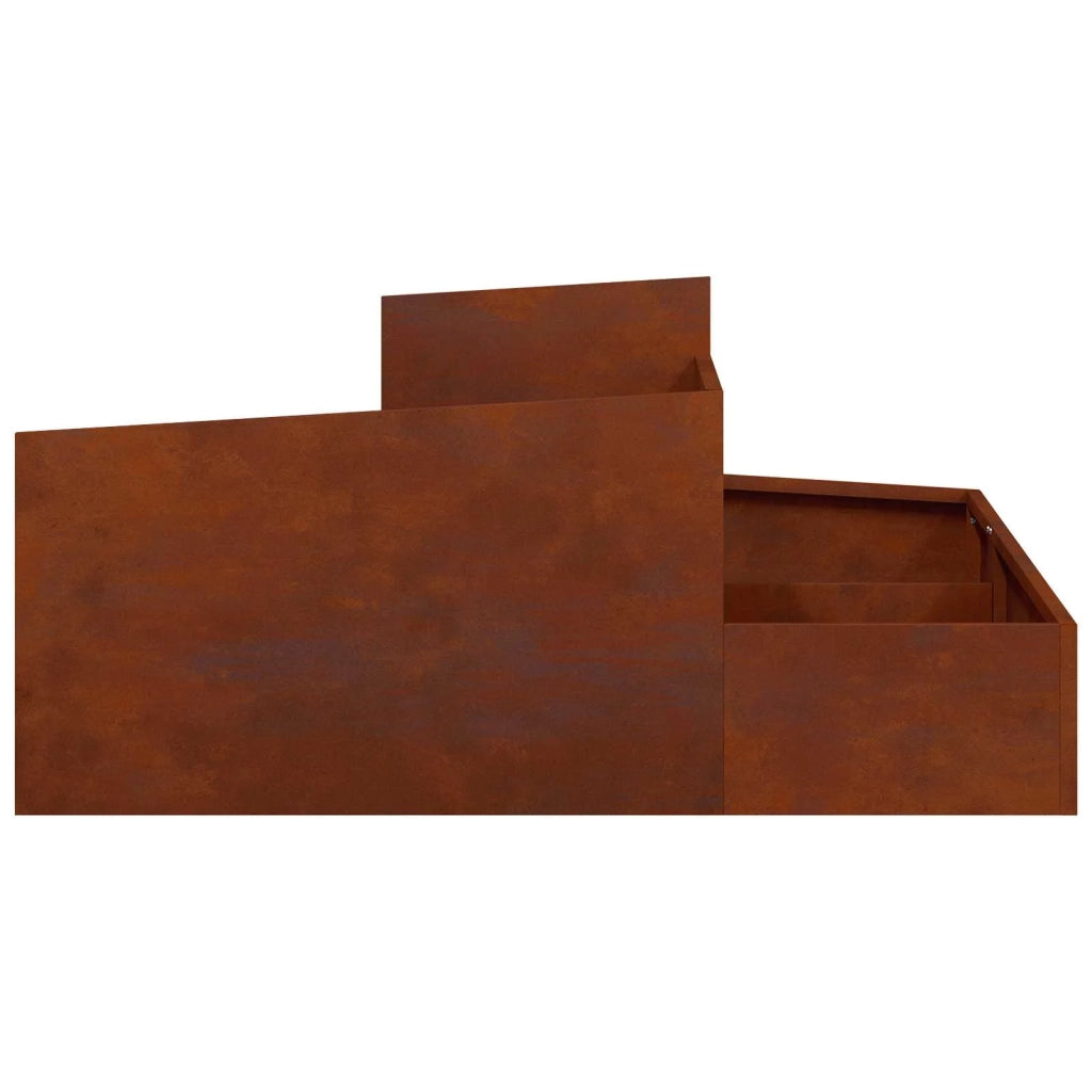 Vaso da giardino Marrone 100 x 100 x 50 cm