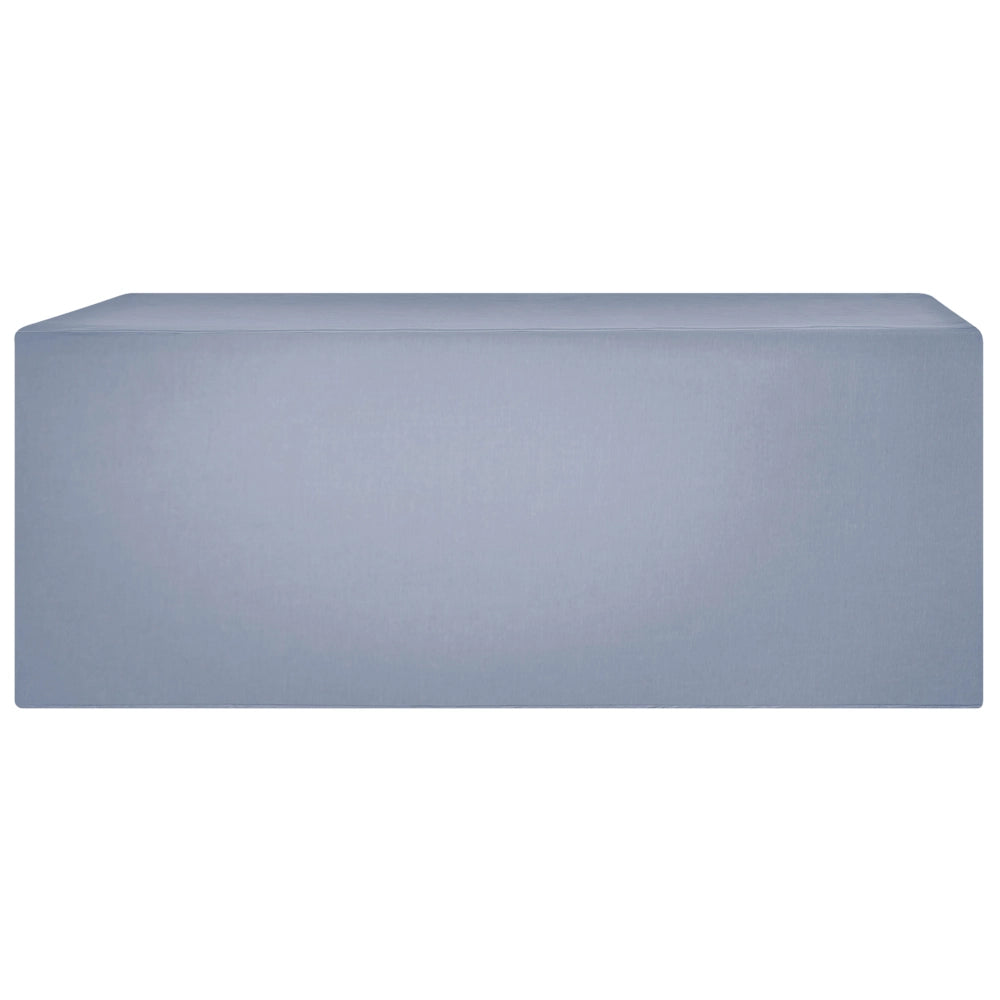 Copertura per mobili da giardino Copertura antipioggia in poliestere PVC grigio 205 x 70 x 35 cm