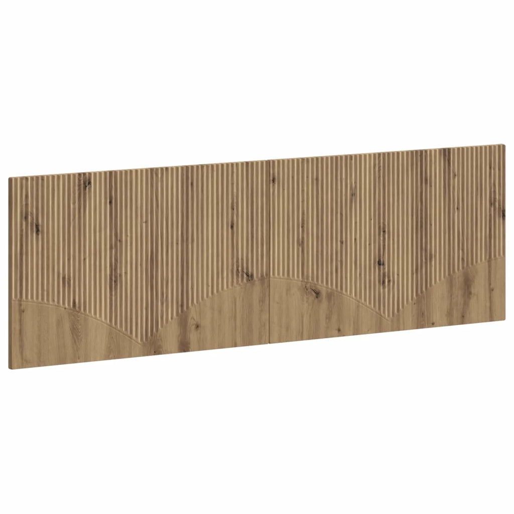 Testiera da Muro HOORN Rovere Artigianale Legno ingegnerizzato 897394