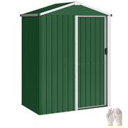 Casetta da Giardino in Acciaio ¨C zephmum ¨C Verde 136x87x179 cm