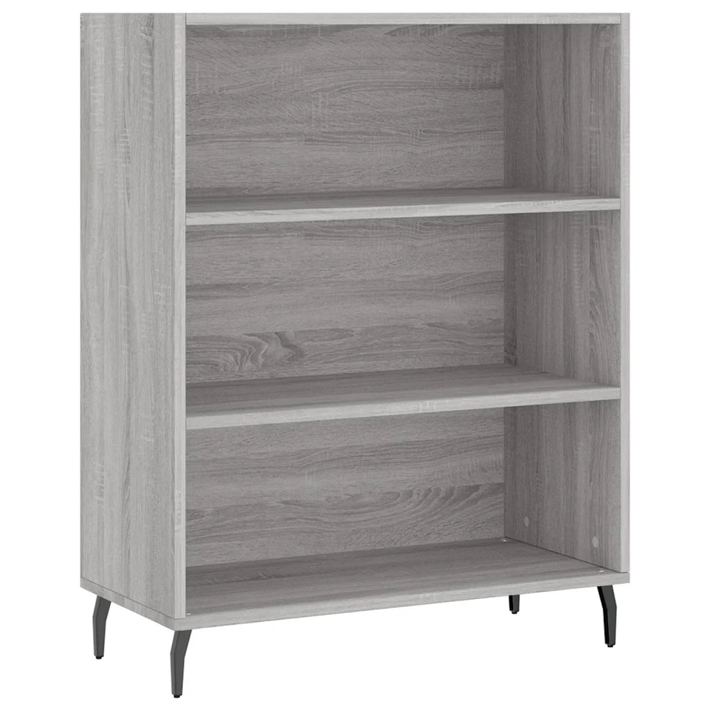 Credenza | Madia | Buffet da pranzo | Armadio da pranzo Grigio Sonoma 69,5x34x180 cm in Legno Multistrato
