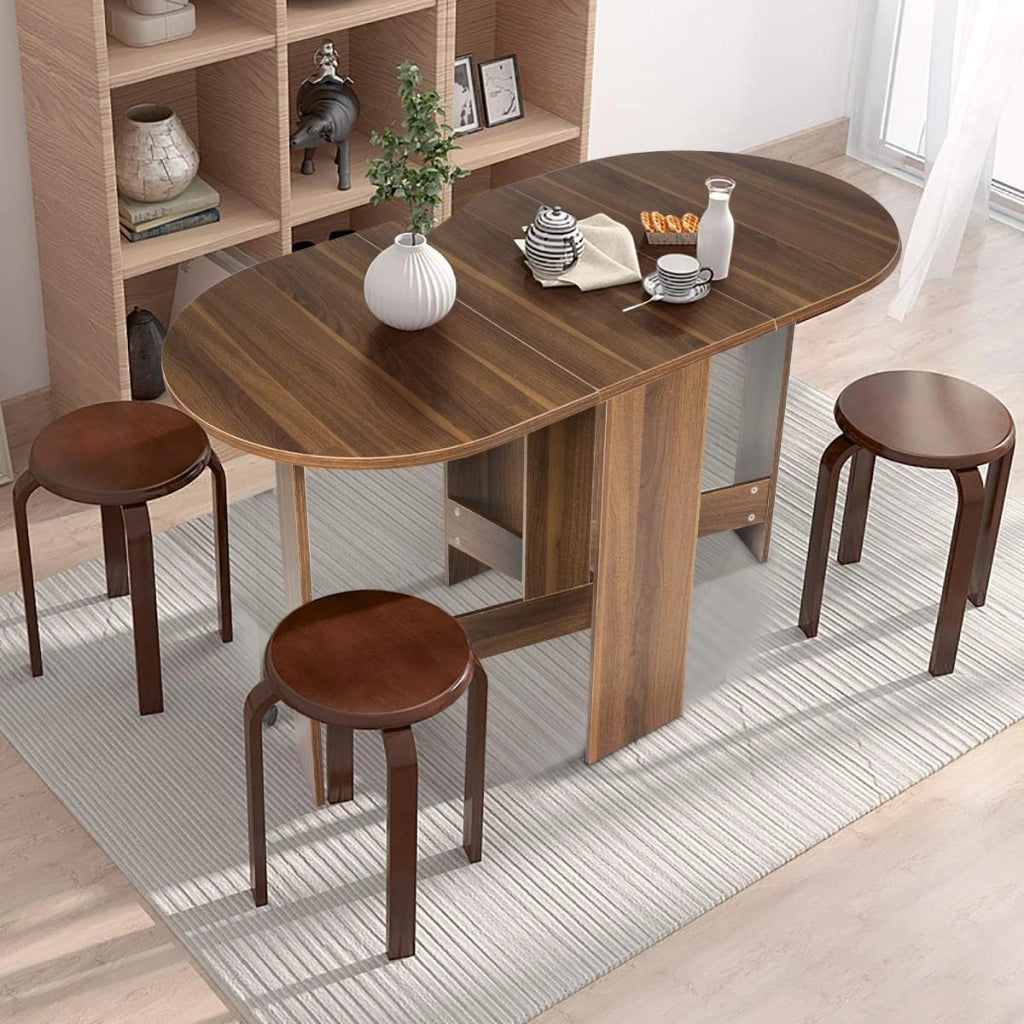 Tavolo Pieghevole da Pranzo, Tavolo da Lavoro, Tavolo Multiuso, Design Moderno, 163 x 80 x 75 cm