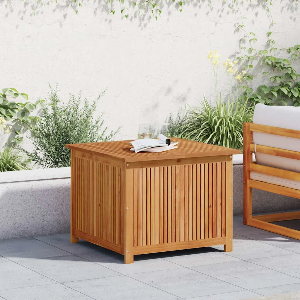 Contenitore da Giardino 75x75x58 cm in Legno Massello di Acaciacod mxl 112047