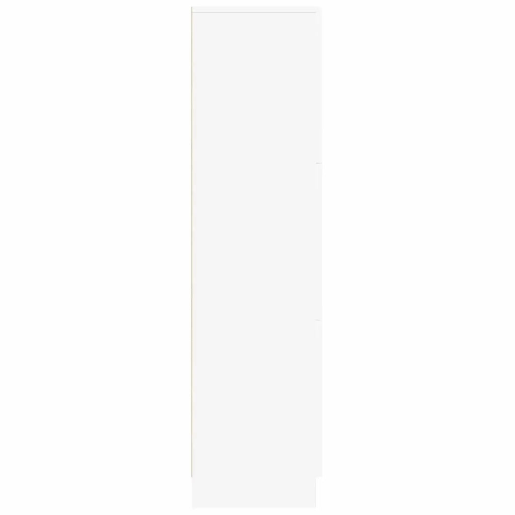 Credenza | Madia | Buffet da pranzo | Armadio da pranzo Bianco 31.5 x 32 x 122.5 cm