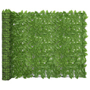 Schermo per balcone schermo per la privacy con foglie 400 x 150 cm verde 02_0009998