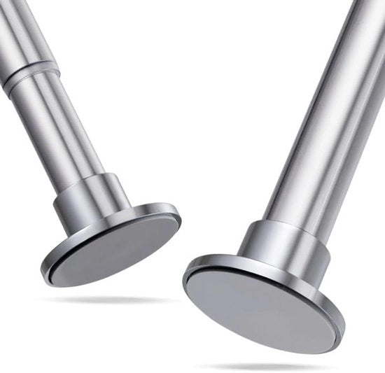 Maniglione da doccia in alluminio con maniglia in acciaio inox