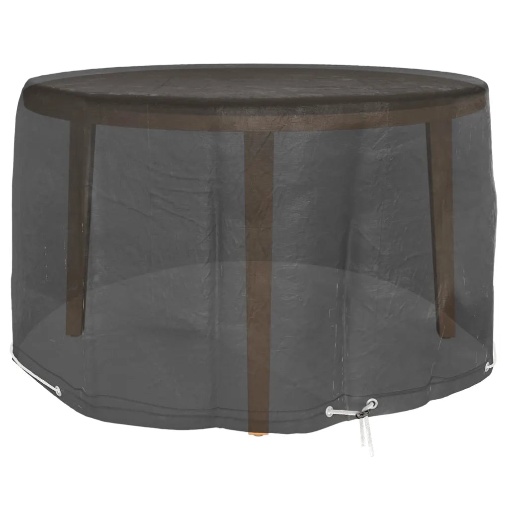 Copertura Mobili da Giardino | Telone per mobili da esterni con 6 Occhielli ?125x75 cm Rotonda