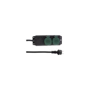 REV 0512467555 prolunghe e multiple 1,4 m 2 presa(e) AC Esterno Nero, Verde