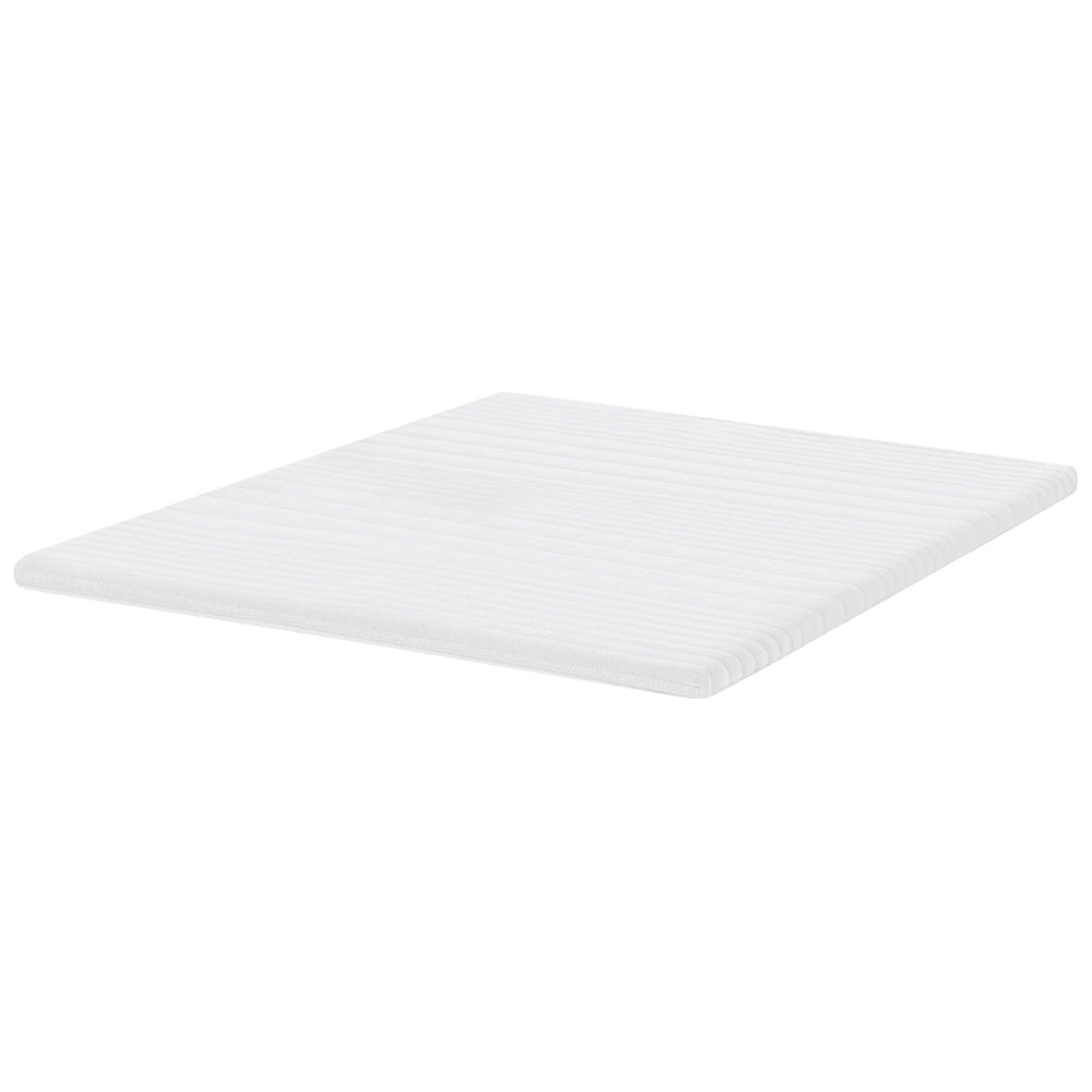 Coprimaterasso in schiuma bianca 160 x 200 cm comfort morbidezza