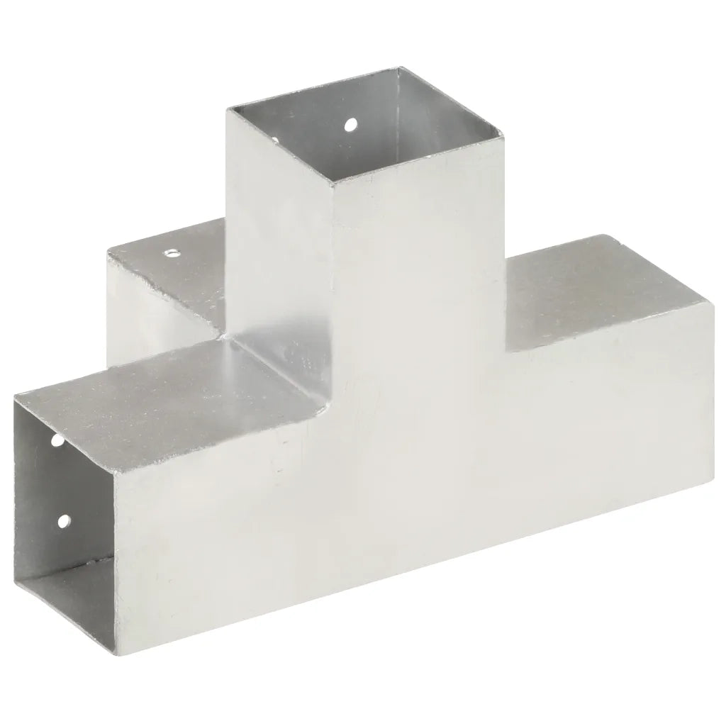 Connettore per Pali a Forma di X in Metallo Zincato 81x81 mm cod mxl 54838