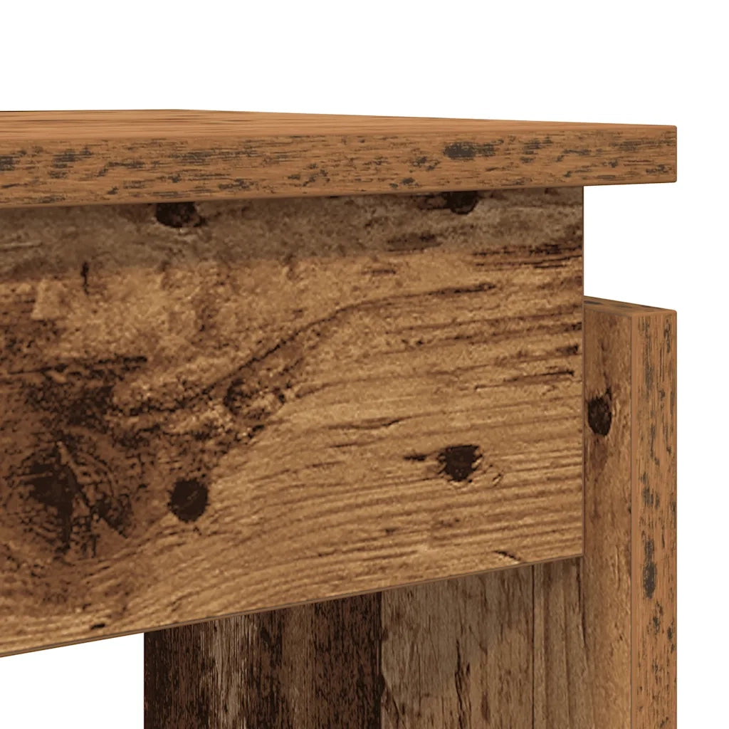 Tavolino Consolle Legno Antico 102x30x80 cm in Truciolato 856626