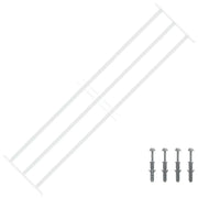 Griglia di Sicurezza per Finestra con 3 Traversine 3 pcs