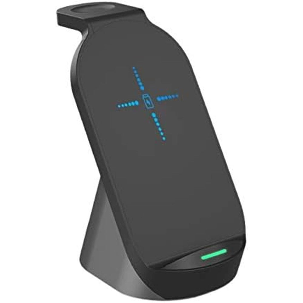 Trade Shop - Caricabatterie Supporto Di Ricarica Rapida Wireless 20w 3in1 Smartphone Smartwatch Q-wx600 -