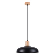 Lampada a sospensione INDY Peach Puff Dome in acciaio bianco opaco 38 cm 15 W LED