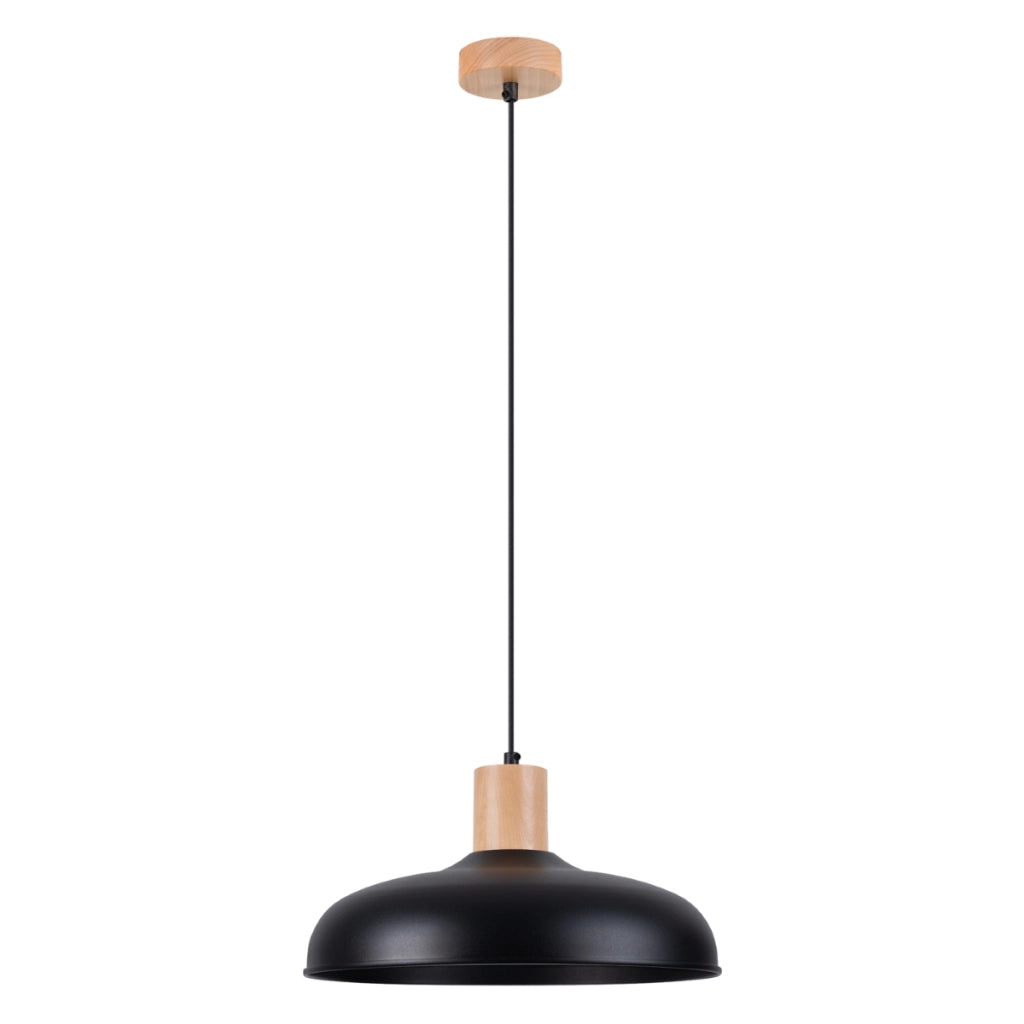 Lampada a sospensione INDY Peach Puff Dome in acciaio bianco opaco 38 cm 15 W LED