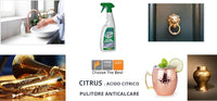 CITRUS acido citrico pulitore anticalcare rubinetti docce lucidante e detergente